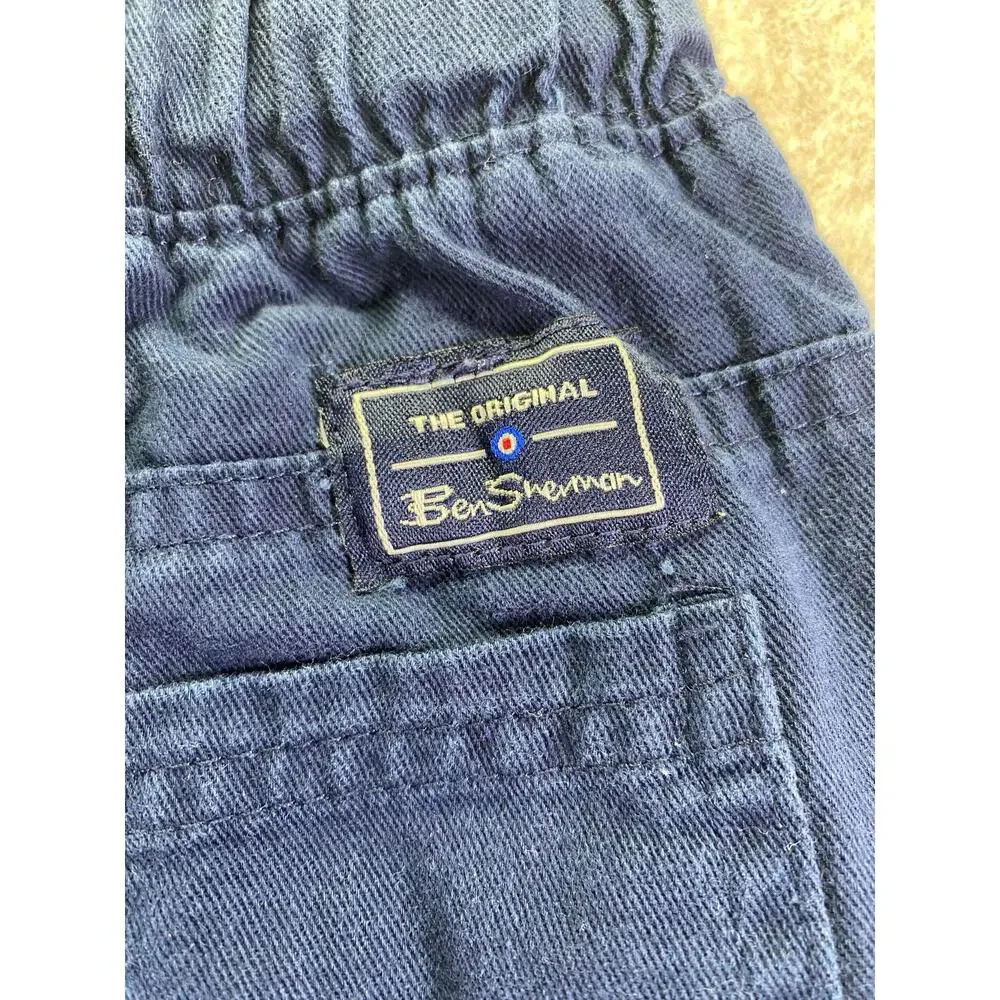 Ben Sherman Dark Blue Jogger Style 100% Cotton Pants Size 12 Months